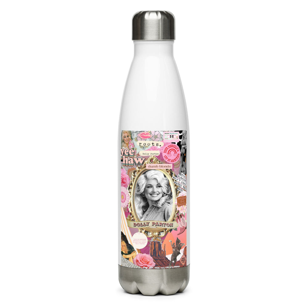 Dolly Parton "Dumb Blonde" Stainless steel water bottle